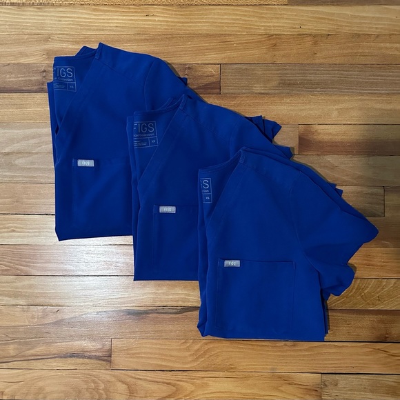 RARE FIND Figs Original Blue XS Catarina Tops Single item $25 EACH ITEM/firm. - Picture 1 of 2